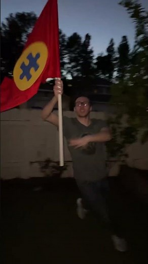 Flag Wave Fail!! #flagwaving #bloopers #messup #breaking