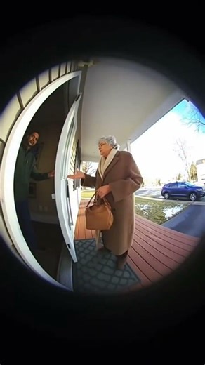 Old Lady comes with a surprise!! #funny #oldlady #crazy #comedy #laugh