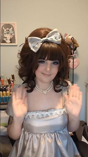 super easy 1 minute hime hair gyaru tutorial #japanesefashion #gyaru #eglfashion #hairtutorial