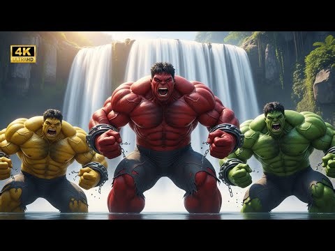 HULK vs. RED HULK: Epic Battle in New York City (4K)