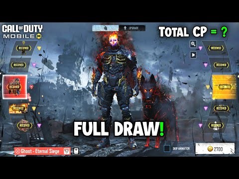 Buying Mythic Ghost - Eternal Siege & KN-44 - Dark Harbinger | WAR'S PARAGON MYTHIC Draw CODM