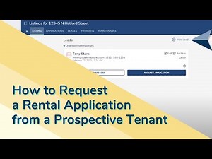 How to Request a Rental Application from a Prospective Tenant | Avail Landlord Software