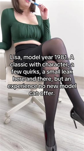 Lisa, model year 1981. A classic with character, a few quirks, a small leak here and there, but an experience no new model can offer.
