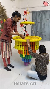 4M views · 59K reactions | Reuse old plastic bottle - jhummar making - diy | Hetal's Art | Facebook