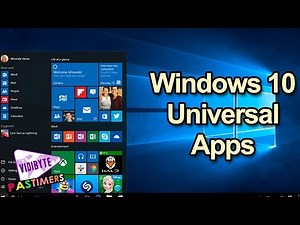 Top 5 Best Windows 10 Universal Apps || Pastimers