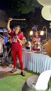 Drum challenge, kahit planggana pa yan #whitneyhoustonchallenge | Tricia Santos