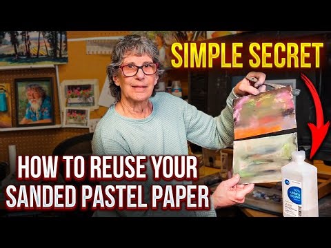 How to fix a dry pastel painting. Life hack for beginners
