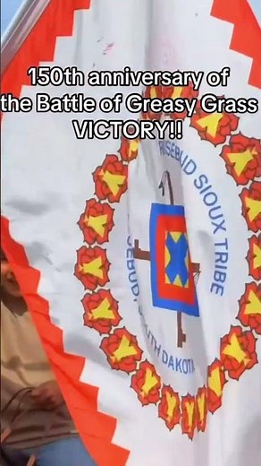 Today is a historical day as we celebrate the 150th annual victory day!#indigenous #lakota #cheyenne
