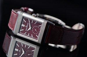 积家翻转系列勃艮第红盘 Jaeger LeCoultre  Reverso Monoface Q397846J