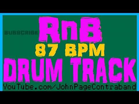 RnB Drum Backing Track 87 bpm Free Beat R&B Jam Loop Rap Hip Hop