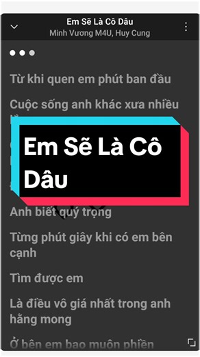 Em Sẽ Là Cô Dâu - Minh Vương M4U | Karaoke Huy Cung