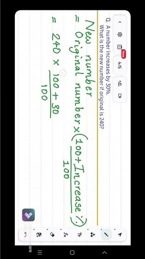 Solve Percentage word problem - 6 (Increase a value by given Percent)
