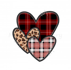 Triple Heart Applique Embroidery Design: 5 Sizes (instant Download) - Etsy