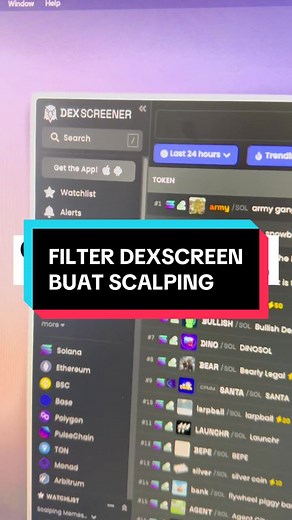 Panduan Lengkap Scalping di Dexscreen untuk Trader Memecoin