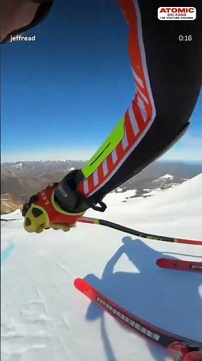 Speed training with Jeffrey Read 🇨🇦 #weareskiing ‪@atomic‬