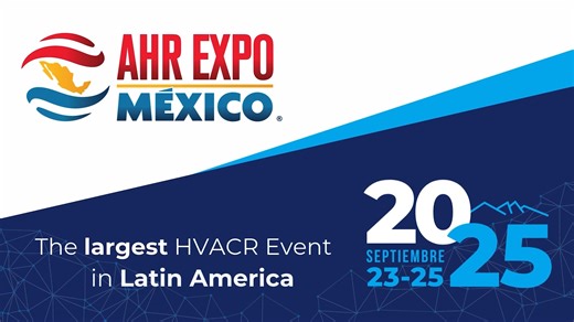 ¡Prepárate para el futuro del HVACR! 🌟 AHR Expo México 2025 es el punto de encuentro imprescindible para todos los profesionales del sector. Descubre la innovación que está creando espacios más funcionales y sostenibles, desde sistemas de climatización eficientes hasta materiales ecológicos. 🗓 Nos vemos del 23-25 Septiembre en 📍 Cintermex, Monterrey NL REGISTRATE EN: https://www.ahrexpomexico.com/ | AHR Expo México