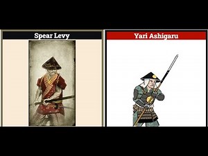 Total War: SHOGUN 2 1vs1: Spear Levy (Fall of the Samurai) vs Yari Ashigaru