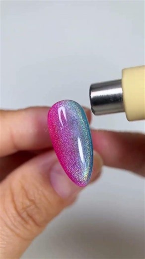 🌈 Rainbow Cat Eye With 3D Raindrops ☔️
