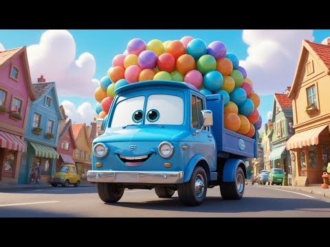 The Truck Song 🚛 | Nursery Rhyme & Baby Learning Song for Toddlers & Preschoolers