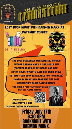 This Weekend at Catfight Coffee!