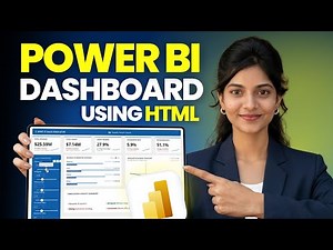 How to Create Power BI Dashboard in Minutes 🔥 Using HTML | Full Tutorial | Ft. Sweety Antoni David