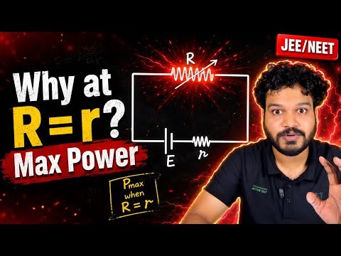 Maximum Power Theorem | Current Electricity | Class 12 Physics
