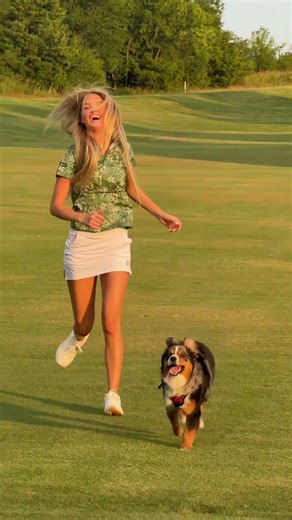 She loves to go golfing ￼