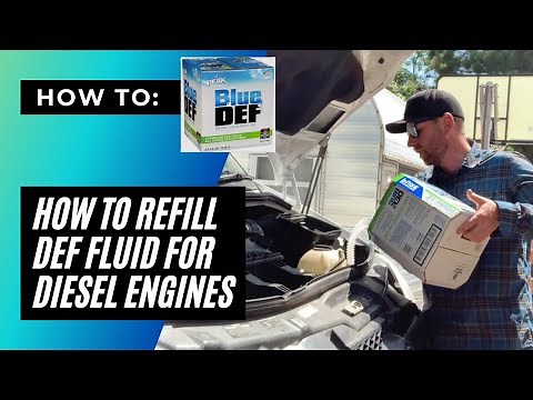 How to Refill DEF Diesel Exhaust Fluid- Sprinter Van