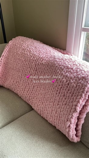 Cómo hacer una manta de chunky knit