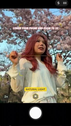 See a cherry blossom tree and want to take photos? Here are some hacks you can try.🌸.#photoideas