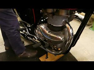 Matchless G12 engine run