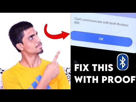 Can't communicate with bluetooth device problem | How to fix bluetooth pairing problems headphones