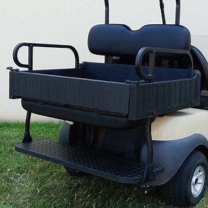 Club Car Precedent Golf Cart Rear Flip Seat / Cargo Box Kit