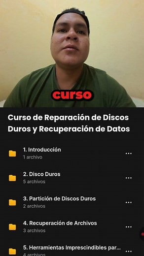 Recuperación de datos y reparación de discos duros❗️💻 Este curso es para ti... #pc #computer #computadoras #laptop #laptops #repair #reparacion #reparar #tutorial #technology #tecnologia #fblifestyle | Packs Gratis Para Dj's