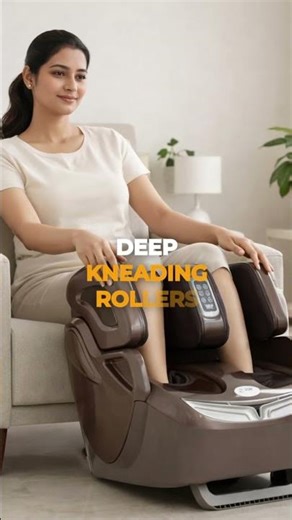 Struggling with Leg Pain & Stiffness? JSB HF60 Massager for Deep Relaxation