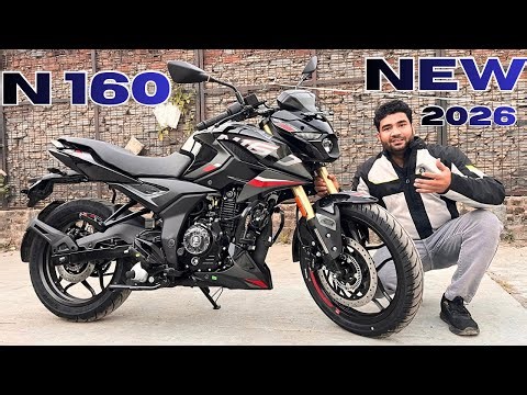New Pulsar N160 Single Seat With Golden USD Forks Detailed Review On Road Price New Update & Feature
