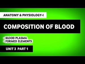 Body Fluids And Blood | Composition Of Blood | Blood | Human Anatomy And Physiology | HAP | B Pharma