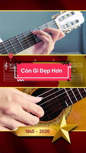 Còn Gì Đẹp Hơn guitar cover solo sheet tab easy cho người mới