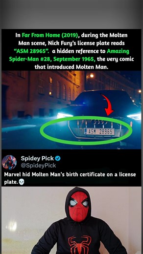 In Spider-Man: Far From Home (2019), This Molten Man Easter Egg Was Genius #shorts
