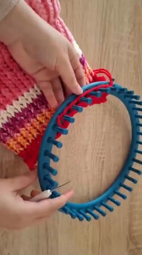 Knitting loom for beginners step by step #knitting #crochet #scarf #knitting_loom_eljammari | Crochet knitting Ouabd