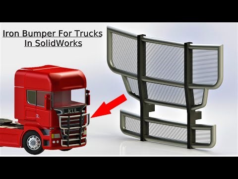 Designing Iron Bumper For Trucks | SolidWorks