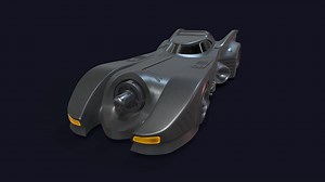 Batmobile 89' - 3D model by Júlio Rodrigues (@RodriguesJulio)