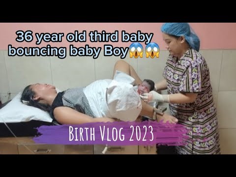 Emotional delivery, painful labor || Birth Vlog || Bormal Delivery || Labor and delivery