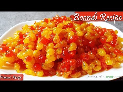 Sweet Boondi Recipe | How to Make Boondi | Boondi Sweet | Bengali Sweets \\ Desserts - Bonde Recipe