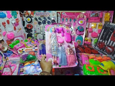 Unboxing Mini Cooking set _ miniature full plastic kitchen Set Installation Satisfying ASMR video