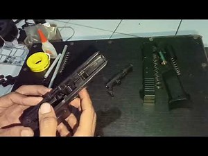 G26 airsoft spring upgrade tutorial // strengthen piston, compact compression, replace innerbar