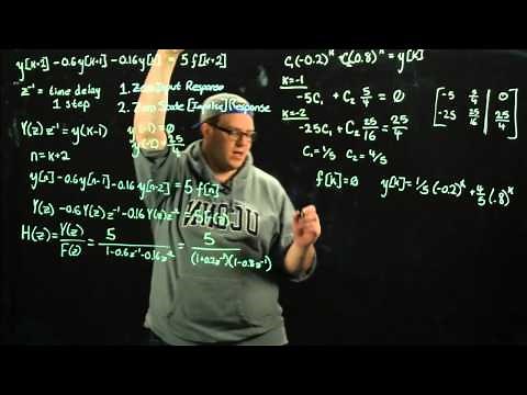 Signals and Systems - Difference Equations