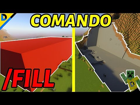 ✅COMO RELLENAR Y QUITAR BLOQUES CON COMANDO "FILL" EN MINECRAFT: TUTORIAL - DIVANJM03