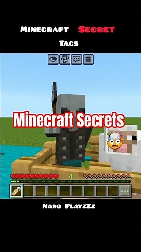 Minecraft SECRET Name Tag Tricks You Didn’t Know! 🤯 #minecraftshorts #gaming