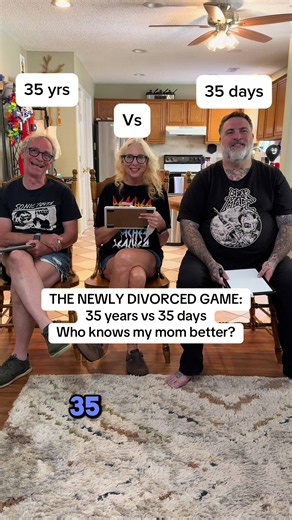 THE NEWLY DIVORCED GAME: 35 years vs 35 days — Who knows my mom?